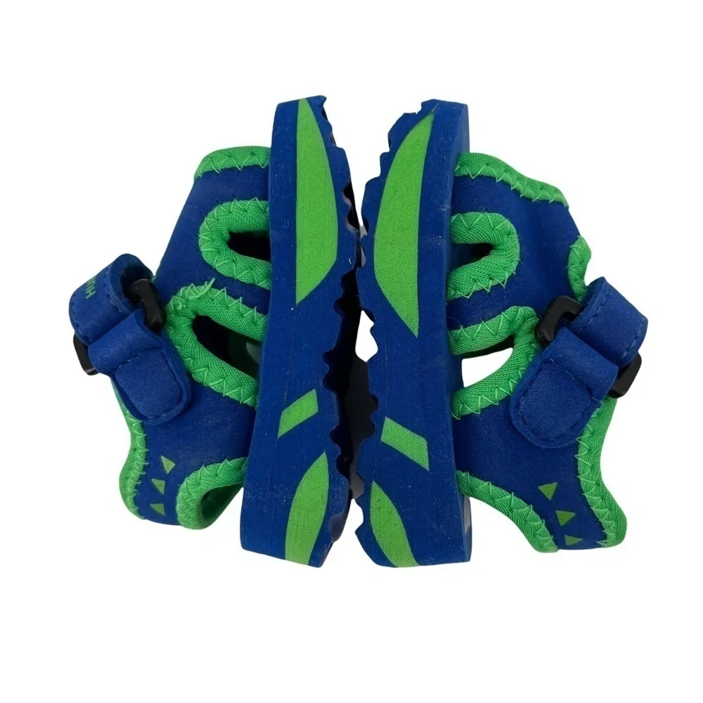 Hurricane Blue Green Water Shoe Sandals Size 1 Toddler